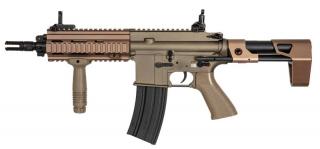 PDW HK M4 Carbine Style  Bronze Version 11,1v Lipo Ready AEG Full Metal by Double Bell